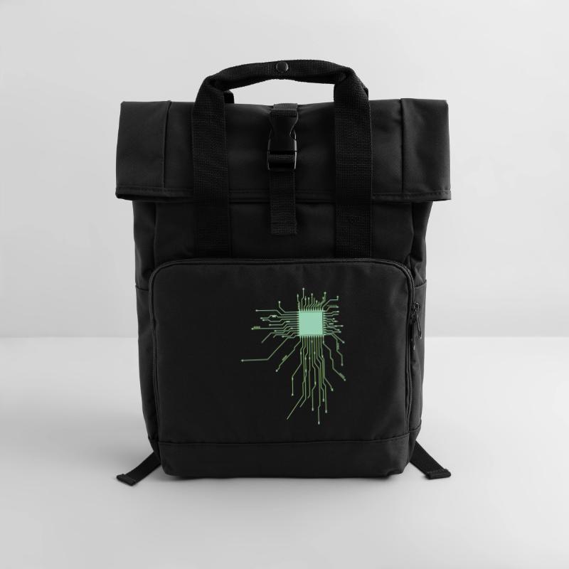 conseil d’administration core cpu ordinateur nerd pc humour geek code Sac à dos Roll Top à deux anses