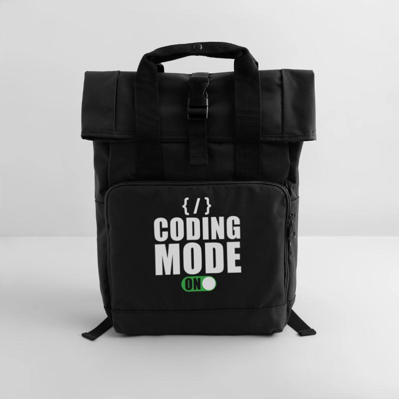 Cadeau de programmeur développeur codeur Sac à dos Roll Top à deux anses