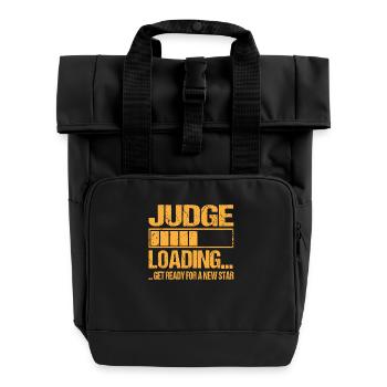 Judge loading Richter Ausbildung - Rolltop Rucksack mit zwei Griffen - Schwarz - Vorne
