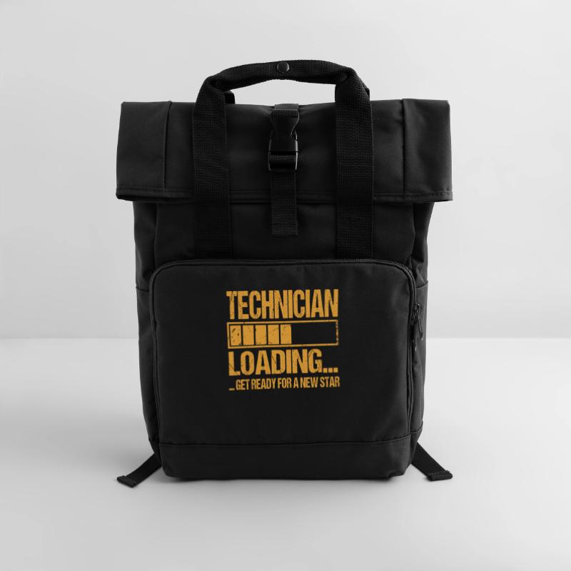 Techniker loading Techniker Ausbildung Rolltop Rucksack mit zwei Griffen