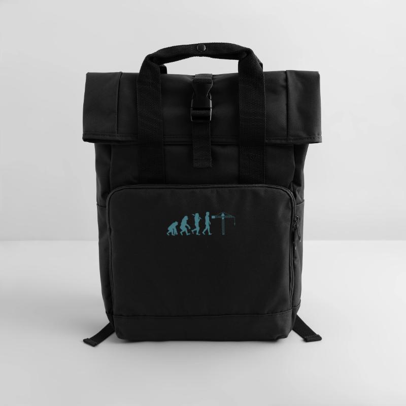 Crane operator Evolution Roll Top Backpack with Two Handles