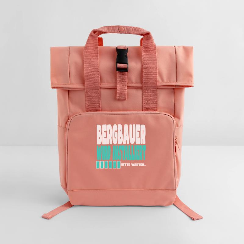 Bergbauer wird installiert Rolltop Rucksack mit zwei Griffen