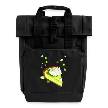 Gâteau au citron vert citron vert - Sac à dos Roll Top à deux anses - noir - Devant