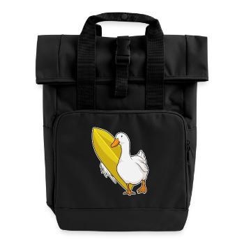 Surf de canards Surf Surf Été - Sac à dos Roll Top à deux anses - noir - Devant