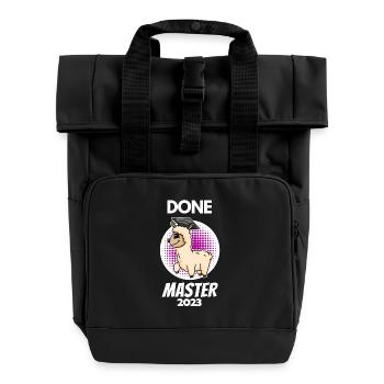 Master 2023 - Master completed - Roll Top Backpack with Two Handles - black - Front