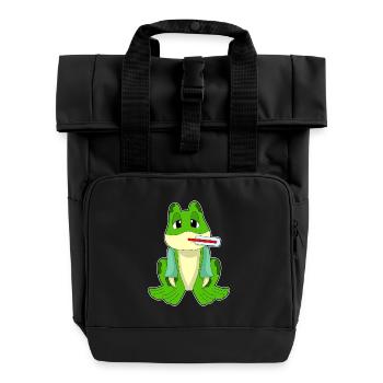 Thermomètre clinique Frog - Sac à dos Roll Top à deux anses - noir - Devant