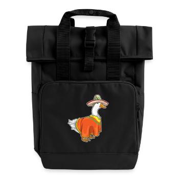 Ente Sombrero - Rolltop Rucksack mit zwei Griffen - Schwarz - Vorne