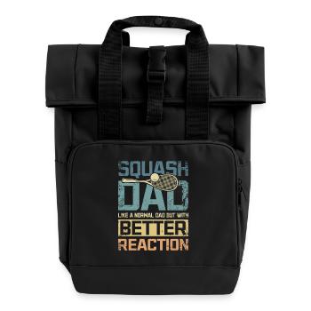 Cool squash papa meilleure réaction - Sac à dos Roll Top à deux anses - noir - Devant