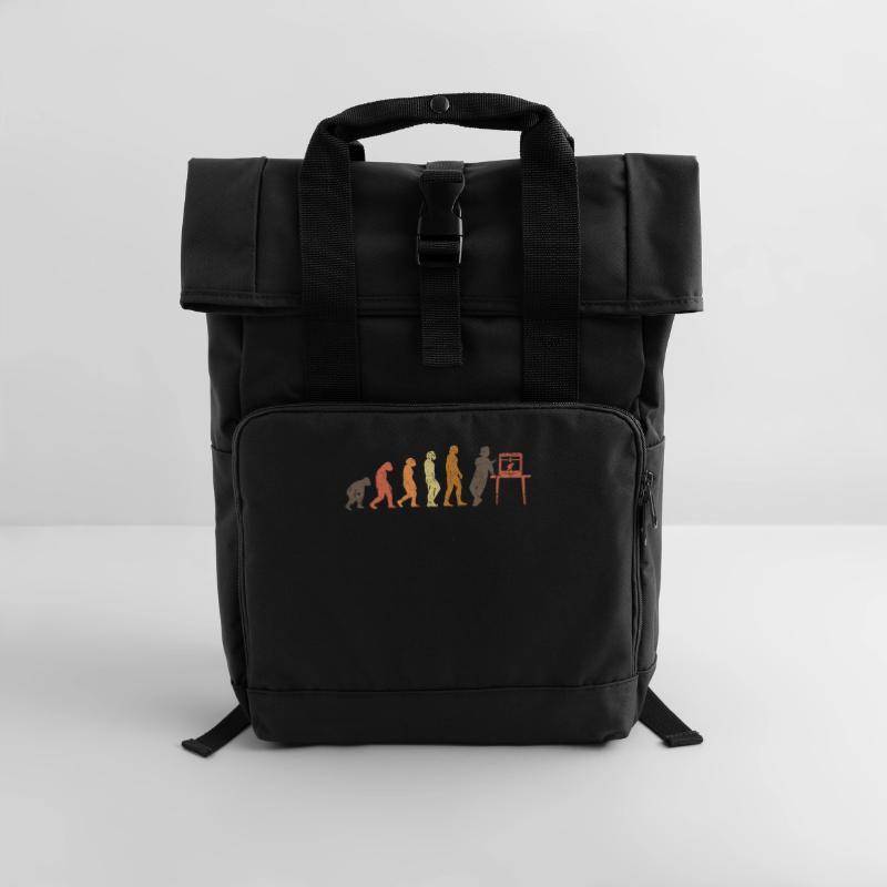 3D Drucker Evolution 3D Printer Retro Rolltop Rucksack mit zwei Griffen