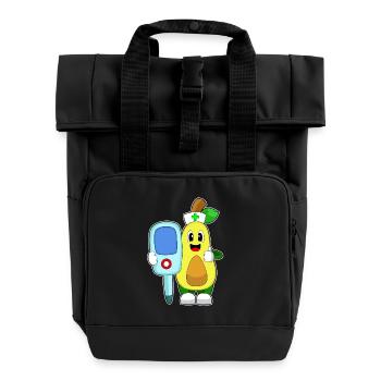 Thermomètre clinique Avocado Nurse - Sac à dos Roll Top à deux anses - noir - Devant