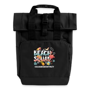 Buchhalter Vacation Beach Group - Rolltop Rucksack mit zwei Griffen - Schwarz - Vorne