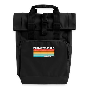 Jura franconien - Sac à dos Roll Top à deux anses - noir - Devant