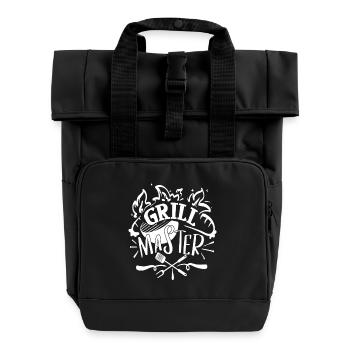 Maître du gril - Sac à dos Roll Top à deux anses - noir - Devant