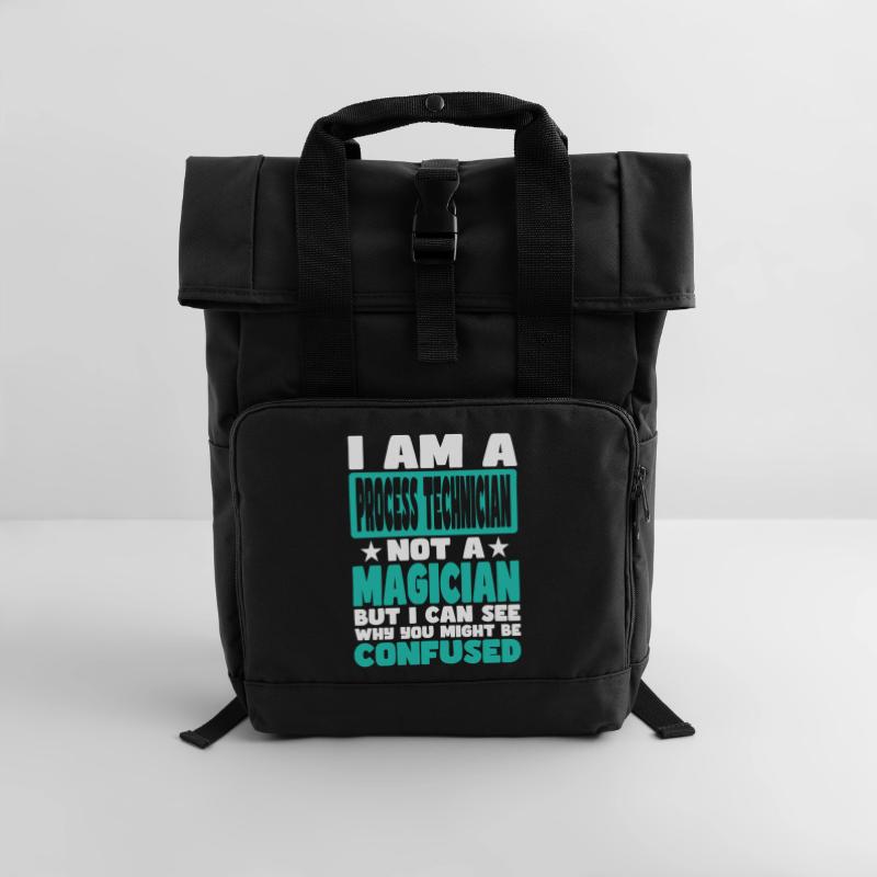 Process Technician Roll Top Backpack with Two Handles
