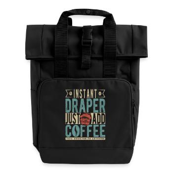Instant Draper Il suffit d’ajouter du café - Sac à dos Roll Top à deux anses - noir - Devant