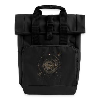 Araignée Céleste Mystère et Élégance - Sac à dos Roll Top à deux anses - noir - Devant