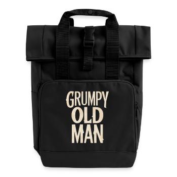 Vieil homme Style incomparable - Sac à dos Roll Top à deux anses - noir - Devant