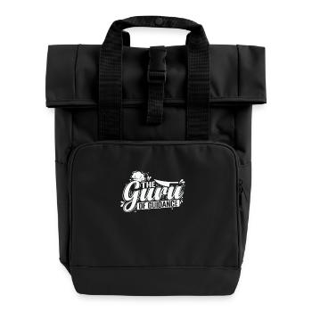 The Guru of Guidance - Rolltop Rucksack mit zwei Griffen - Schwarz - Vorne