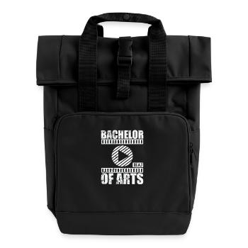 Bachelor of Arts Creative Studies - Roll Top Backpack with Two Handles - black - Front