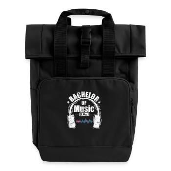 Bachelor of Music Music Studies - Roll Top Backpack with Two Handles - black - Front