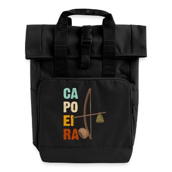 Capoeira - Sac à dos Roll Top à deux anses - noir - Devant