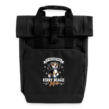 Kerry Beagle Maman - Sac à dos Roll Top à deux anses - noir - Devant