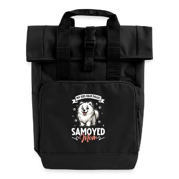 Maman Samoyède - Sac à dos Roll Top à deux anses - noir - Devant