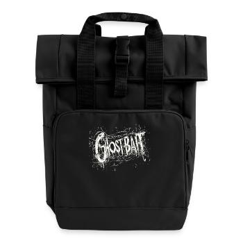 Geisterköder Horror Paranormal Style - Rolltop Rucksack mit zwei Griffen - Schwarz - Vorne