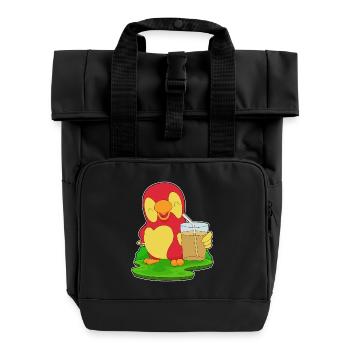 Jus de perroquet - Sac à dos Roll Top à deux anses - noir - Devant