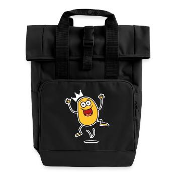 j ai la patate - Sac à dos Roll Top à deux anses - noir - Devant