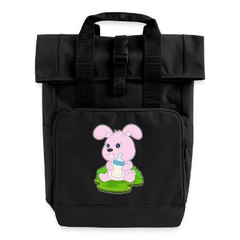 Bunny Lait de biberon - Sac à dos Roll Top à deux anses - noir - Devant