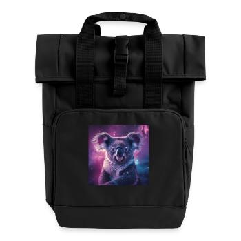 Koala - Sac à dos Roll Top à deux anses - noir - Devant