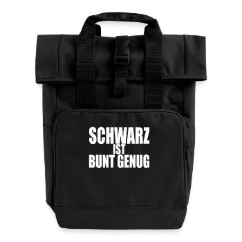 Le noir est assez coloré gothique black metal emo - Sac à dos Roll Top à deux anses - noir - Devant