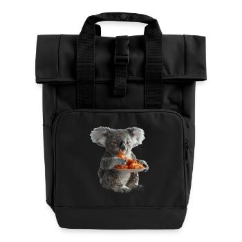 Koala - Sac à dos Roll Top à deux anses - noir - Devant