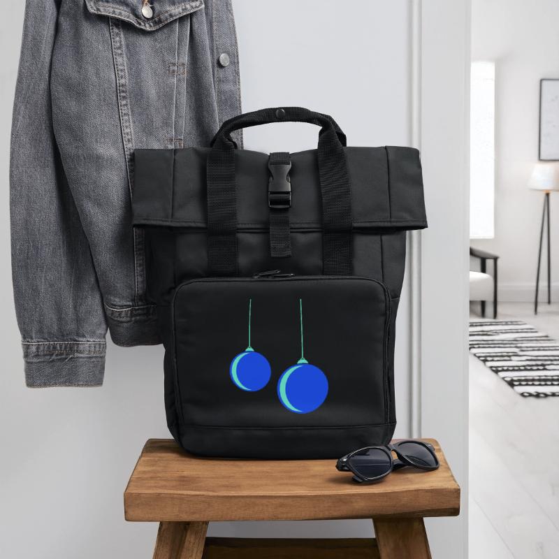 Rolltop Rucksack mit zwei Griffen
