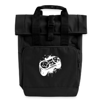 Jeu - Sac à dos Roll Top à deux anses - noir - Devant