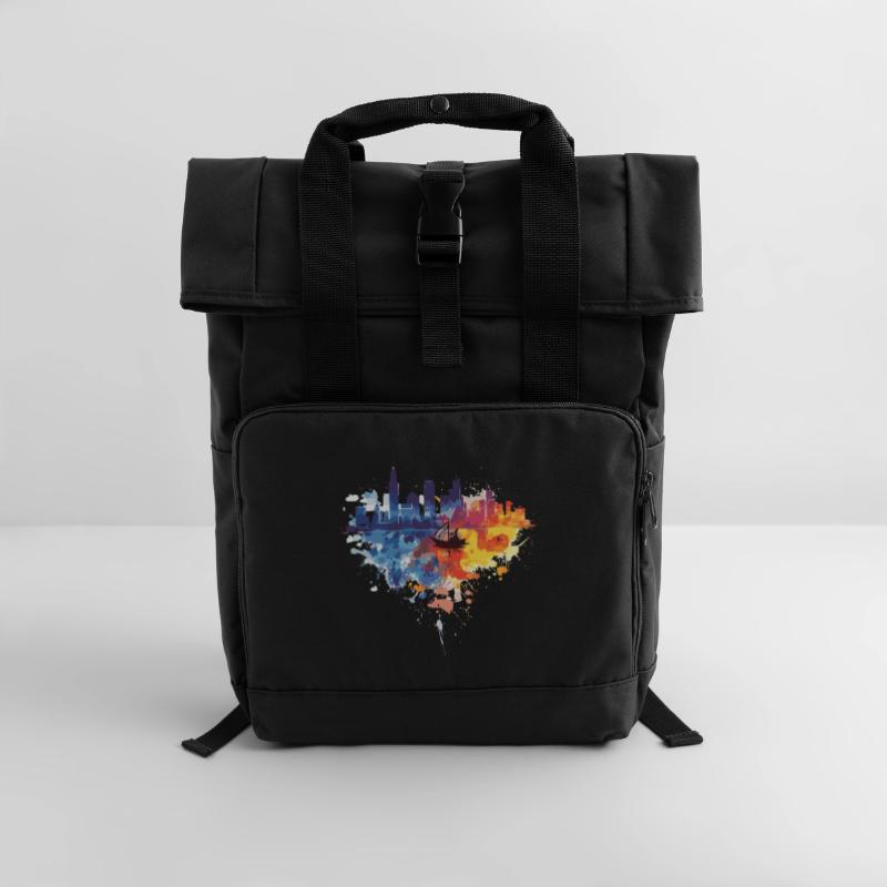 Gdynia Roll Top Backpack with Two Handles