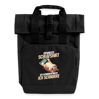 Chemise de nuit officielle - Gaming Cat Gaming - Sac à dos Roll Top à deux anses - noir - Devant