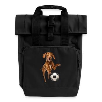 Vizsla - Rolltop Rucksack mit zwei Griffen - Schwarz - Vorne