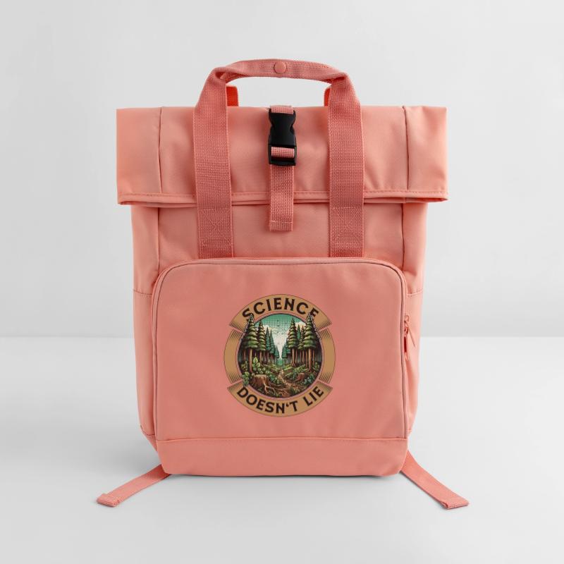 Environmental Science Doesn't Lie Soil Scientist Rolltop Rucksack mit zwei Griffen