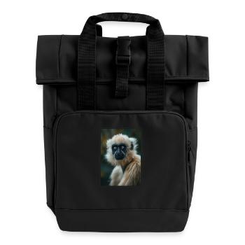 Gibbons Gibbon - Rolltop Rucksack mit zwei Griffen - Schwarz - Vorne