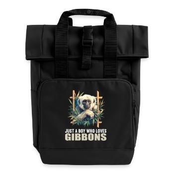 Gibbons Gibbon - Rolltop Rucksack mit zwei Griffen - Schwarz - Vorne