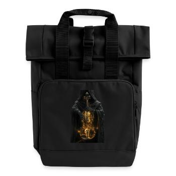 Violine - Rolltop Rucksack mit zwei Griffen - Schwarz - Vorne