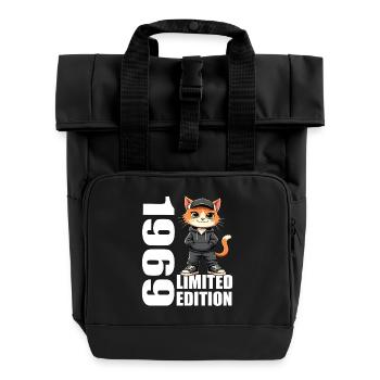 Limited Edition 1969 Birthday 1969 Born - Roll Top Backpack with Two Handles - black - Front