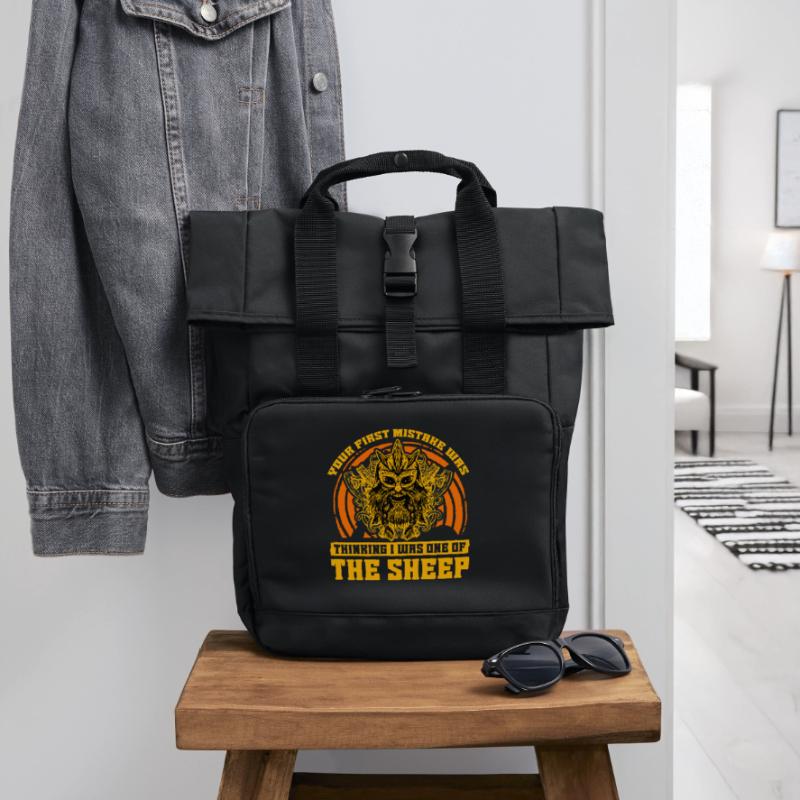 Dein erster Fehler war, zu denken, ich sei einer der Rolltop Rucksack mit zwei Griffen