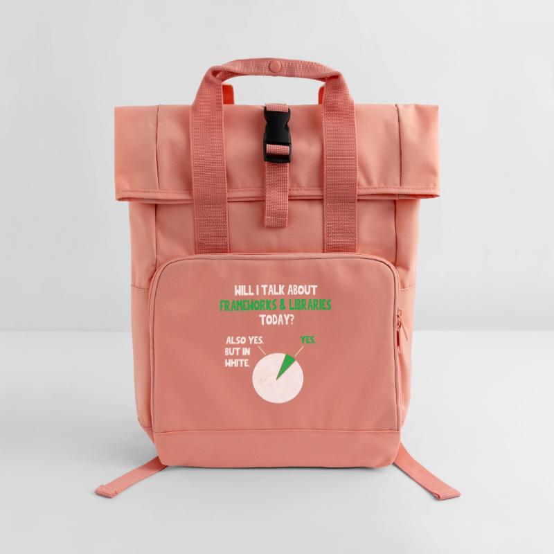 Codeur Programmeur Vais-je parler de Citation drôle Hum Sac à dos Roll Top à deux anses