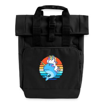 Narval - Sac à dos Roll Top à deux anses - noir - Devant