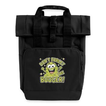 POPEL - Rolltop Rucksack mit zwei Griffen - Schwarz - Vorne
