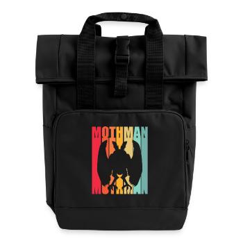Papillon de nuit - Sac à dos Roll Top à deux anses - noir - Devant