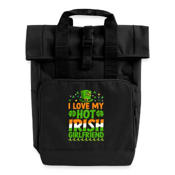 J’adore ma copine irlandaise sexy - Sac à dos Roll Top à deux anses - noir - Devant